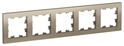 Рамка Systeme AtlasDesign, 5 постов (Шампань)