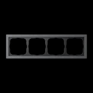 Рамка ArtGallery Pure Камень Графит, на 4 поста