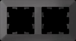 Рамка Systeme AtlasDesign AIR, 2 поста (базальт)