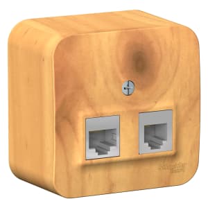 Розетка информационная Schneider Blanca (ясень)