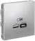 GAL000329 Зарядное устройство USB Systeme ArtGallery, USB-A (1.5A) + USB-C (3A, 45Вт) (Алюминий)