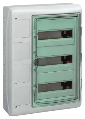 ЩИТ НАВ. IP65 36МОД+4ОТВ С ИНТЕРФ С КЛЕМ