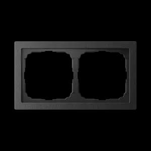 Рамка ArtGallery Pure Камень Оникс, на 2 поста