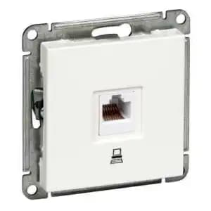 Розетка информационная RJ45 категория 5e Schneider W59 (Белый)