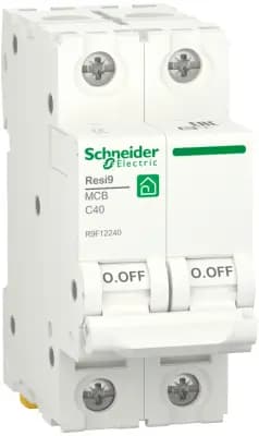 Автоматический выключатель Schneider Resi9 - 2P - 40A - C - 6kA - 1M - 400В
