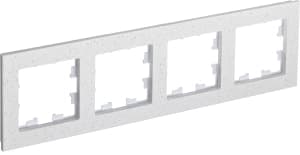 Рамка Systeme AtlasDesign Nature, 4 поста (Крем Роял (мрамор))