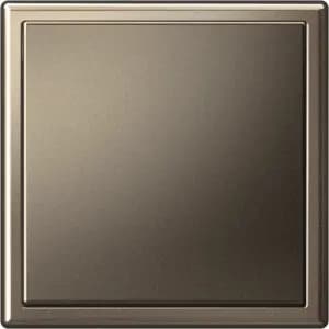 Одноклавишный выключатель в комплекте с рамкой (Мокко)