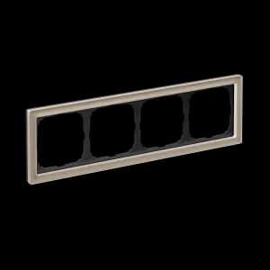 Рамка Schneider Systeme ArtGallery Pure, 4 поста (Стекло Шампань)