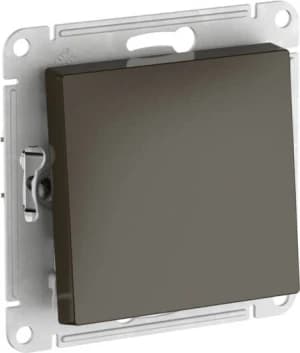 Одноклавишный выключатель на автозажимах (Мокко)