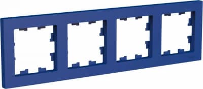 Рамка Systeme AtlasDesign, 4 поста (Аквамарин)