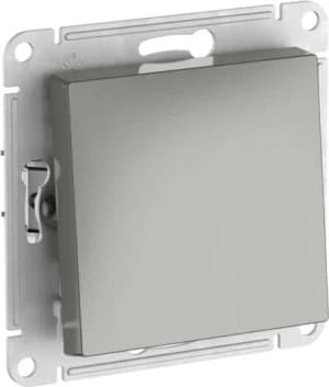 Одноклавишный выключатель на автозажимах (Сталь)