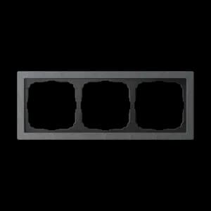 Рамка ArtGallery Pure Камень Графит, на 3 поста