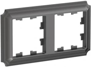 Рамка Systeme AtlasDesign Antique, 2 поста (мокко)