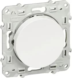 Выключатели одноклавишные Schneider Odace (Белый)
