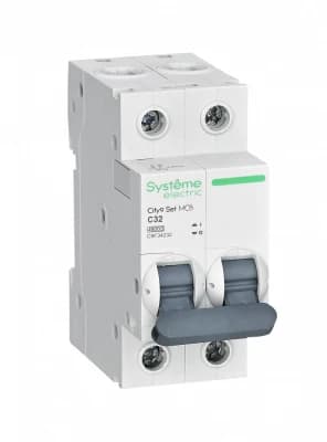 Автоматический выключатель Systeme City9 - 2P - 32A - C - 4.5kA - 2M