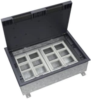 MultiDesk Люк на 24 модулей IP40 для бетонных полов с монтажной коробкой, тип MDK10