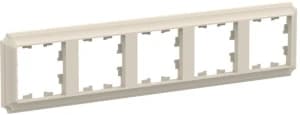 Рамка Systeme AtlasDesign Antique, 5 постов, Бежевая