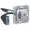 Розетка HD15+Minijack Unica New (алюминий)