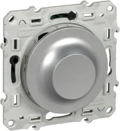 Светорегуляторы поворотные Schneider Odace (Алюминий)