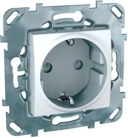 Розетка электрическая Schneider Unica (белый)