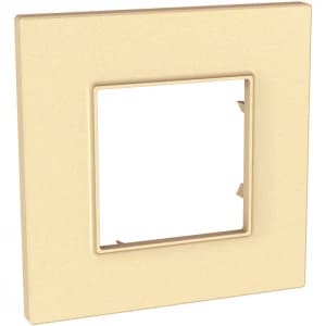 Рамка Unica Quadro одноместная (карамель)