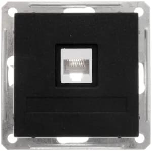 Розетка информационная RJ45 категория 5e Schneider W59 (Чёрный бархат)