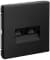 GAL001088 Розетка информационная RJ45 двойная категория 6a Systeme ArtGallery (Карбон)