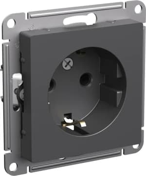 Розетка электрическая Schneider (Базальт)