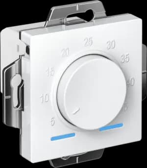 Терморегулятор/термостат Schneider AtlasDesign электронный для теплого пола, с датчиком пола (Белый) 10 A