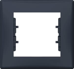 Рамка Schneider Sedna, 1 пост (графит)