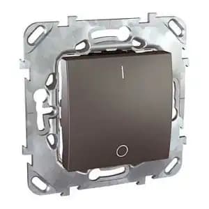 Двухполюсный выключатель 16A (Графит)