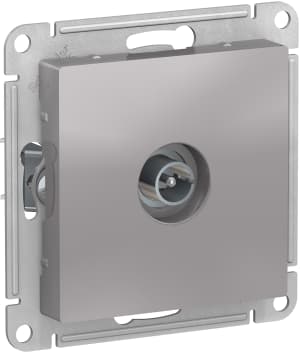 Розетка телевизионная обычная (Алюминий)