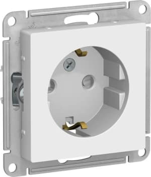 Розетка электрическая Schneider со шторками (Лотос)