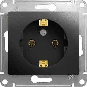 Розетка электрическая Schneider (Антрацит)