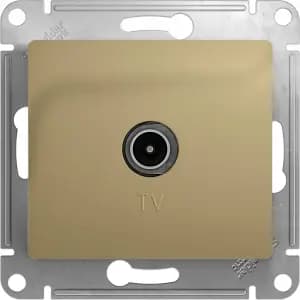 Розетка телевизионная обычная (Титан)