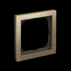 Рамка Schneider Systeme ArtGallery Pure, 1 пост (Металл / Латунь)