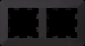 Рамка Systeme AtlasDesign AIR, 2 поста (карбон)