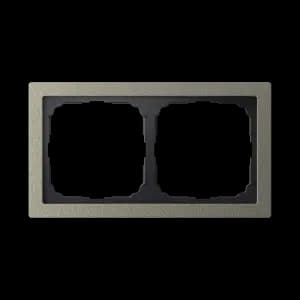 Рамка ArtGallery Pure Камень Сланец, на 2 поста