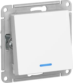 Одноклавишный переключатель с подсветкой (Лотос)