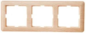 Рамка Schneider W59, 3 поста (Сосна)