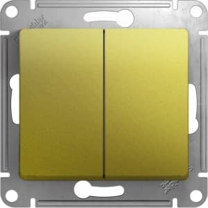 Двухклавишный переключатель (Фисташковый)