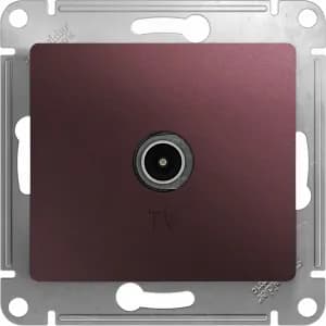 Розетка телевизионная проходная (Баклажановый)