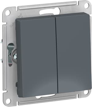 Двухклавишный выключатель (Грифель)