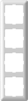 Рамка Schneider W59, 4 поста, белая