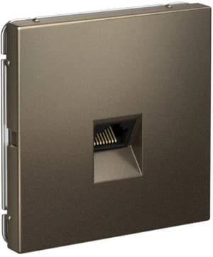 Розетка информационная RJ45 категория 6a (Мокко)