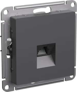 Розетка информационная RJ45 категория 5e (Базальт)