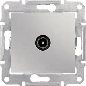 Розетка телевизионная Sedna проходная, 8 dB (алюминий)