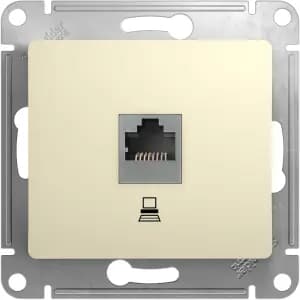Розетка информационная Schneider Glossa (бежевый)