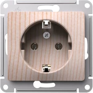 Розетка электрическая Schneider (Сосна)
