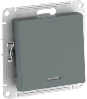 Одноклавишный переключатель с подсветкой на автозажимах (Грифель)